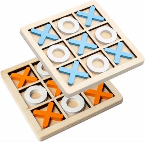 Wooden Tic Tac Toe -7pk