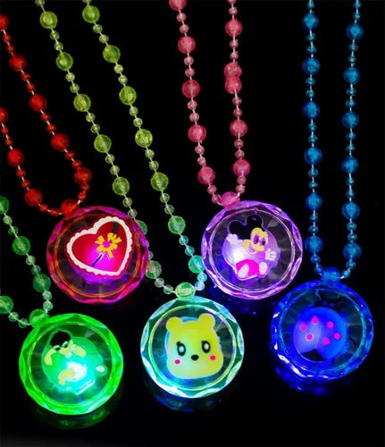 Glowing Pendant Necklace 12pk
