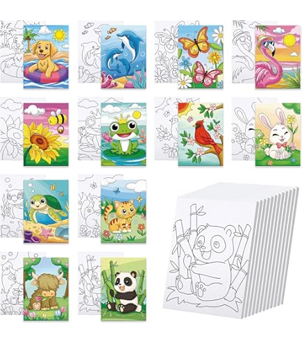 Mini Coloring Books-10pk