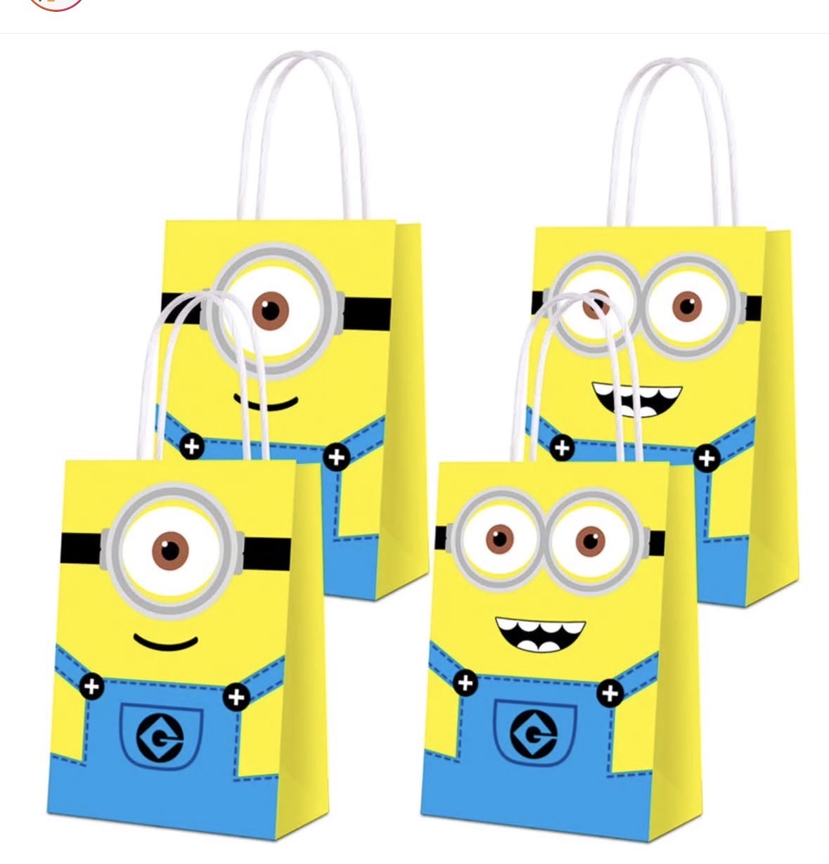 Minions Party Bags -12pk