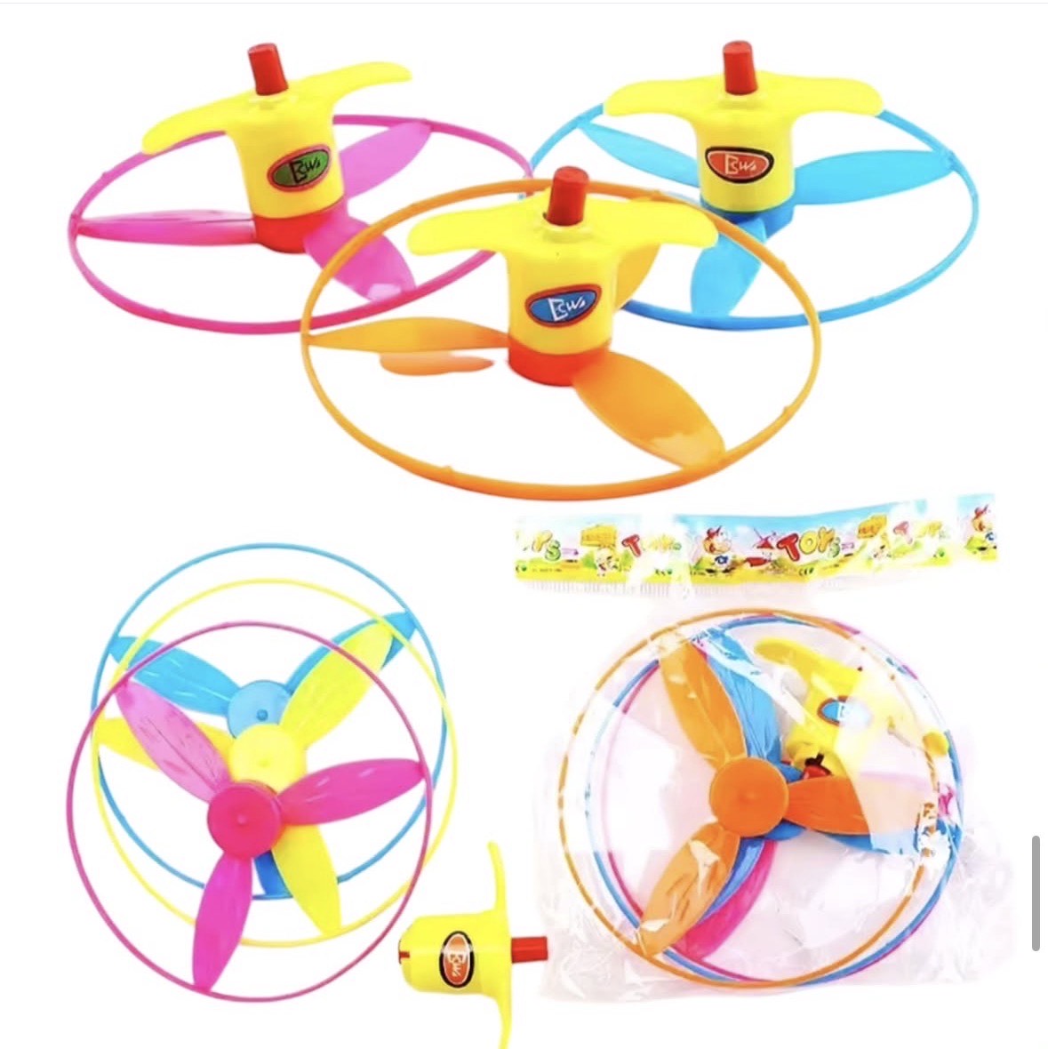 Spinning Top Toy -10pk