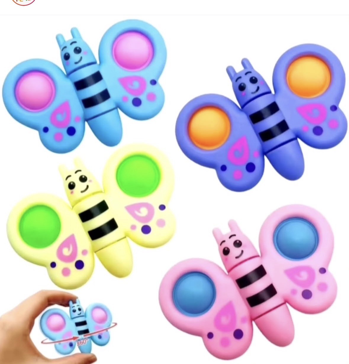 Butterfly Press Bubble-10pk