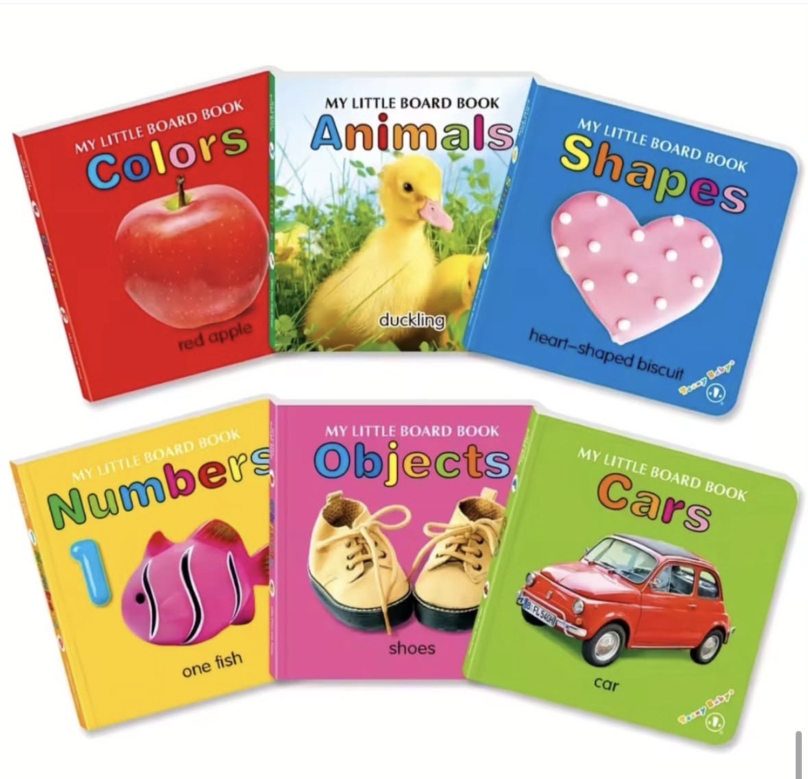 Baby Colorful Pattern Cards Books-6pk