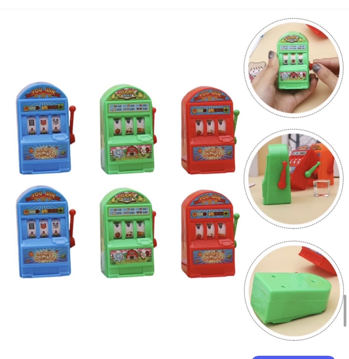 Mini Slot Machines -8pk