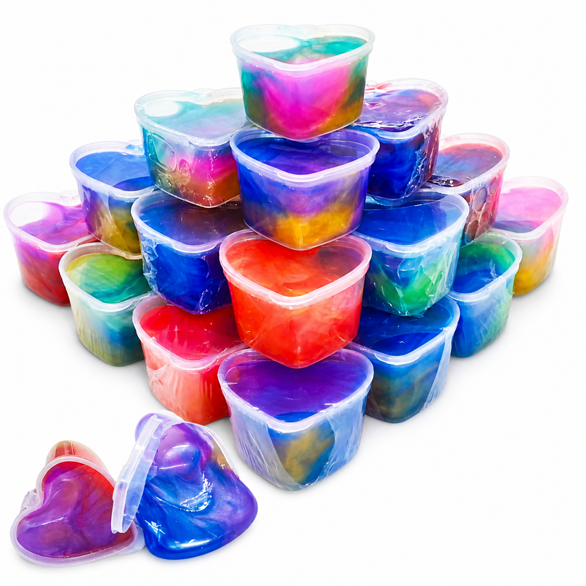 Slime Heart Cubes 10pcs