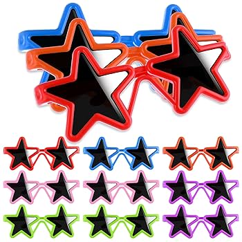 Star Shaped Glasses -12pk