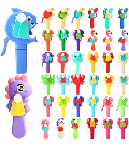 Assorted Mini Fans -10pk