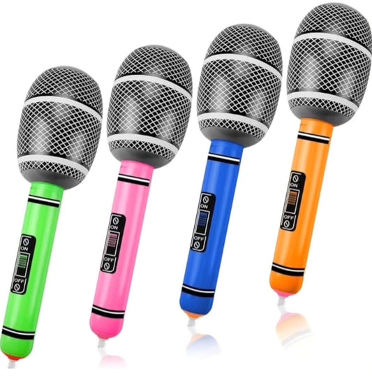Inflatable Microphones-6pk