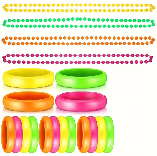 Neon Chains & Bangles 6pcs each 

Price $22.00