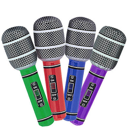 Inflatable Microphones-6pk